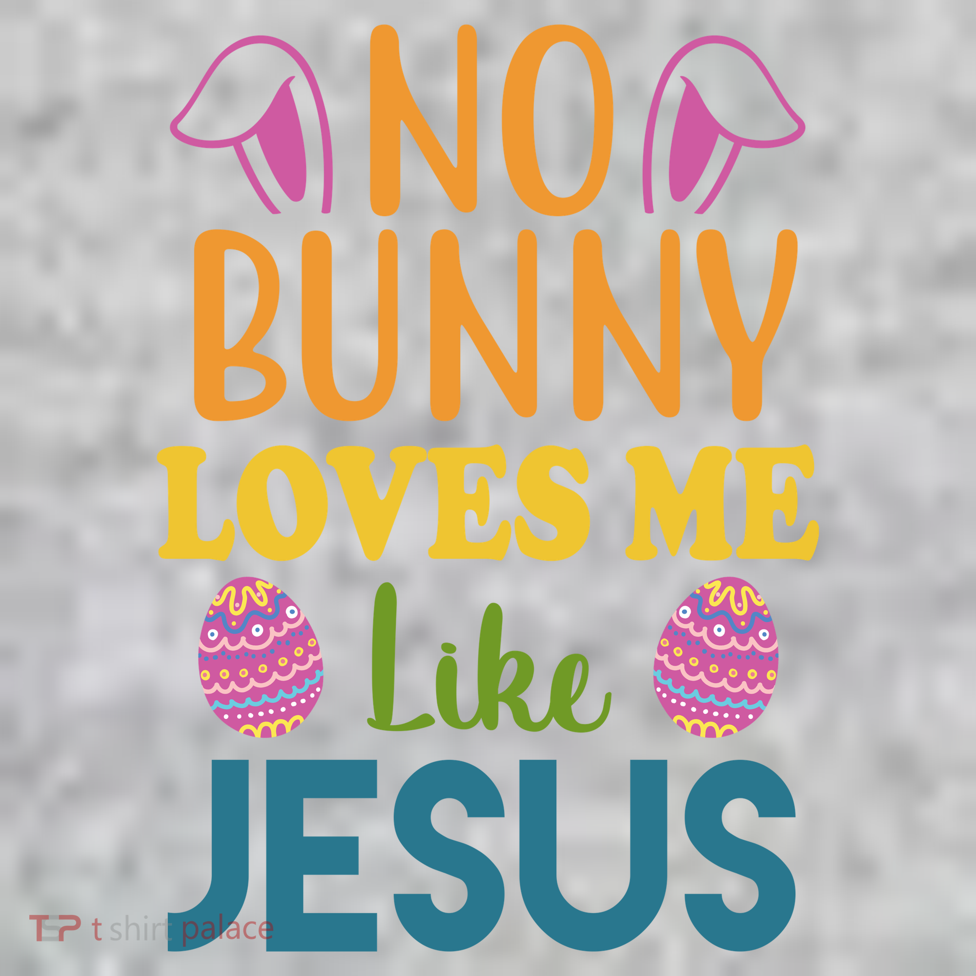 No Bunny Loves Me Like Jesus Easter Kids Sweatshirt