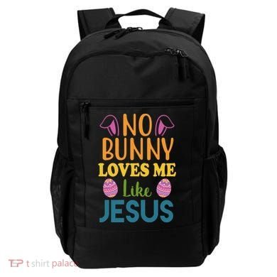 No Bunny Loves Me Like Jesus Easter Backpack