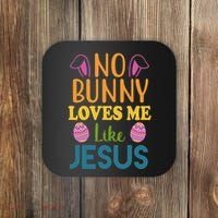 No Bunny Loves Me Like Jesus Easter Coaster thumb 0