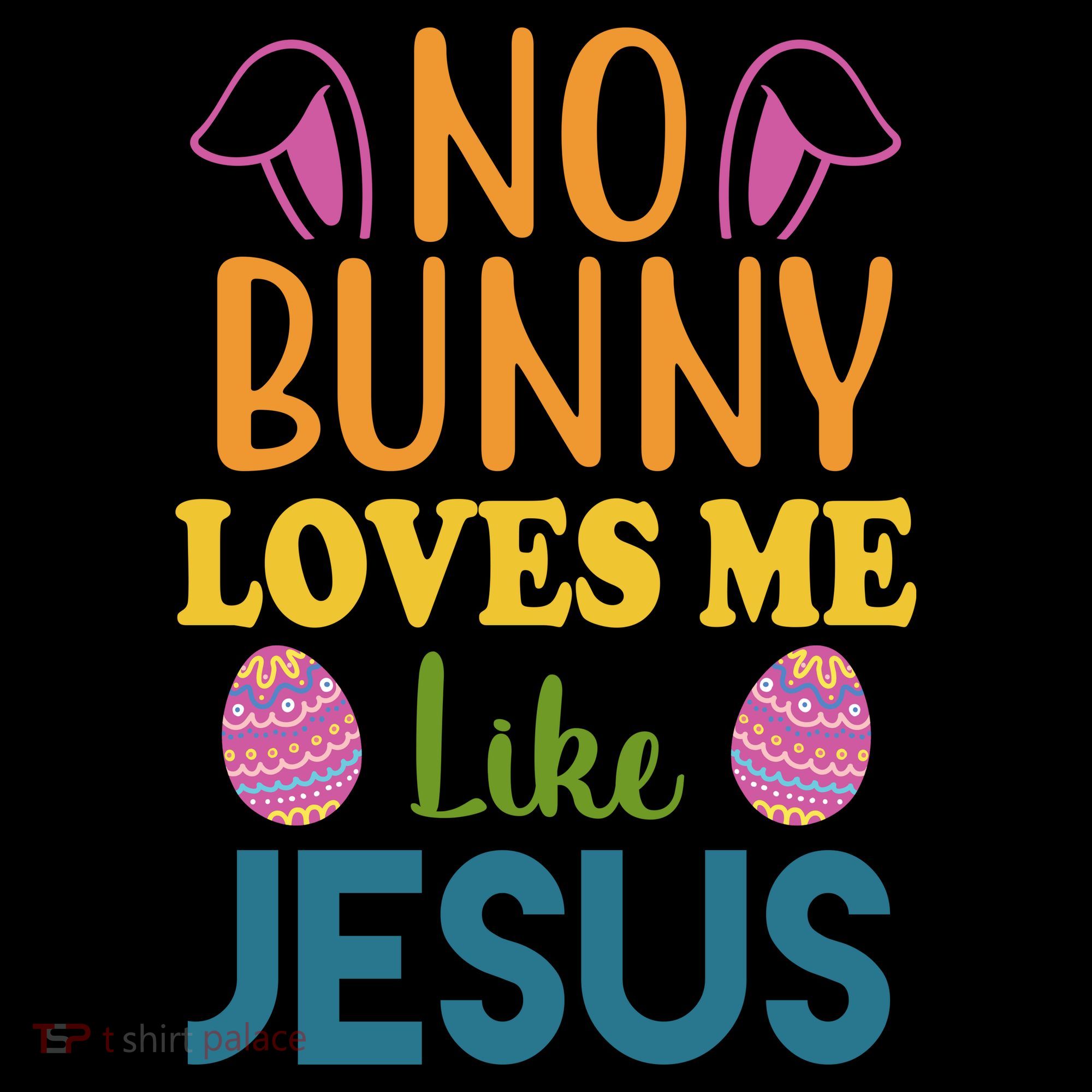 No Bunny Loves Me Like Jesus Easter Mousepad