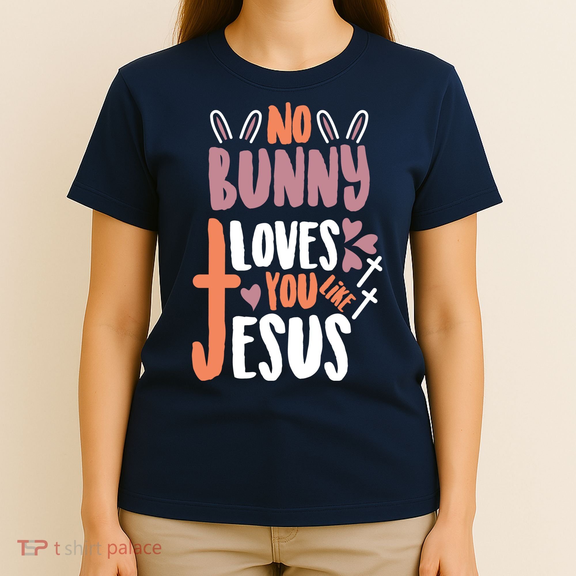 No Bunny Loves You Like Jesus Funny T-Shirt