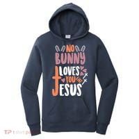 No Bunny Loves You Like Jesus Funny Women's Hoodie thumb 0