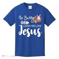 No Bunny Loves Me Like Jesus Easter Christian Graphic Gift Kids T-Shirt thumb 0
