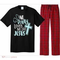 No Bunny Loves Me Like Jesus, Christian Easter Resurrection Pajama Set thumb 0