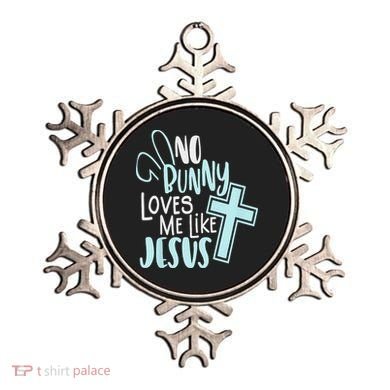No Bunny Loves Me Like Jesus, Christian Easter Resurrection Ornament
