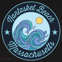 Nantasket Beach Ma Massachusetts Souvenir Nautical Surfer Gr Gift Women's Hoodie thumb 2