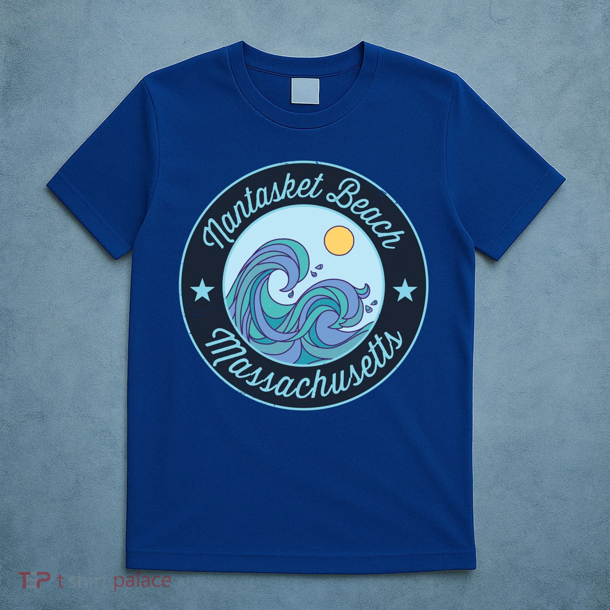 Nantasket Beach Ma Massachusetts Souvenir Nautical Surfer Gr Gift T-Shirt