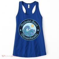 Nantasket Beach Ma Massachusetts Souvenir Nautical Surfer Gr Gift Women's Tank Top thumb 0