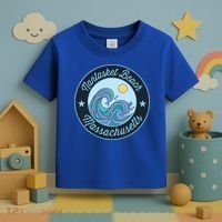 Nantasket Beach Ma Massachusetts Souvenir Nautical Surfer Gr Gift Toddler T-Shirt thumb 3