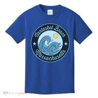 Nantasket Beach Ma Massachusetts Souvenir Nautical Surfer Gr Gift Kids T-Shirt thumb 0