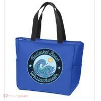 Nantasket Beach Ma Massachusetts Souvenir Nautical Surfer Gr Gift Tote Bag thumb 3