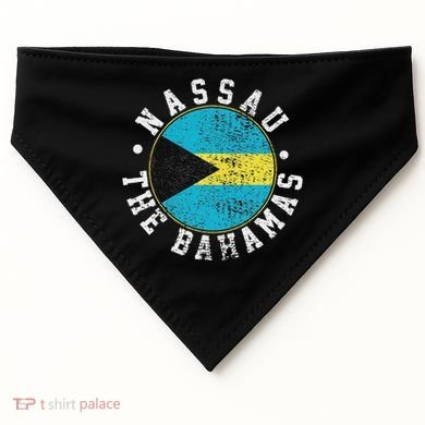 Nassau Bahamas USA-Made Doggie Bandana