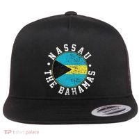 Nassau Bahamas Flat Bill Trucker Hat thumb 0