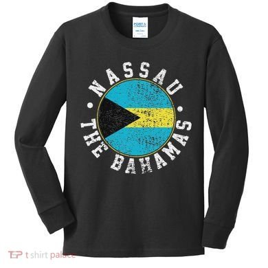 Nassau Bahamas Kids Long Sleeve Shirt
