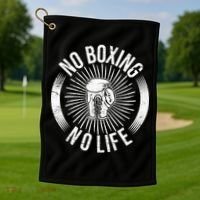 No Boxing No Life Golf Towel thumb 1