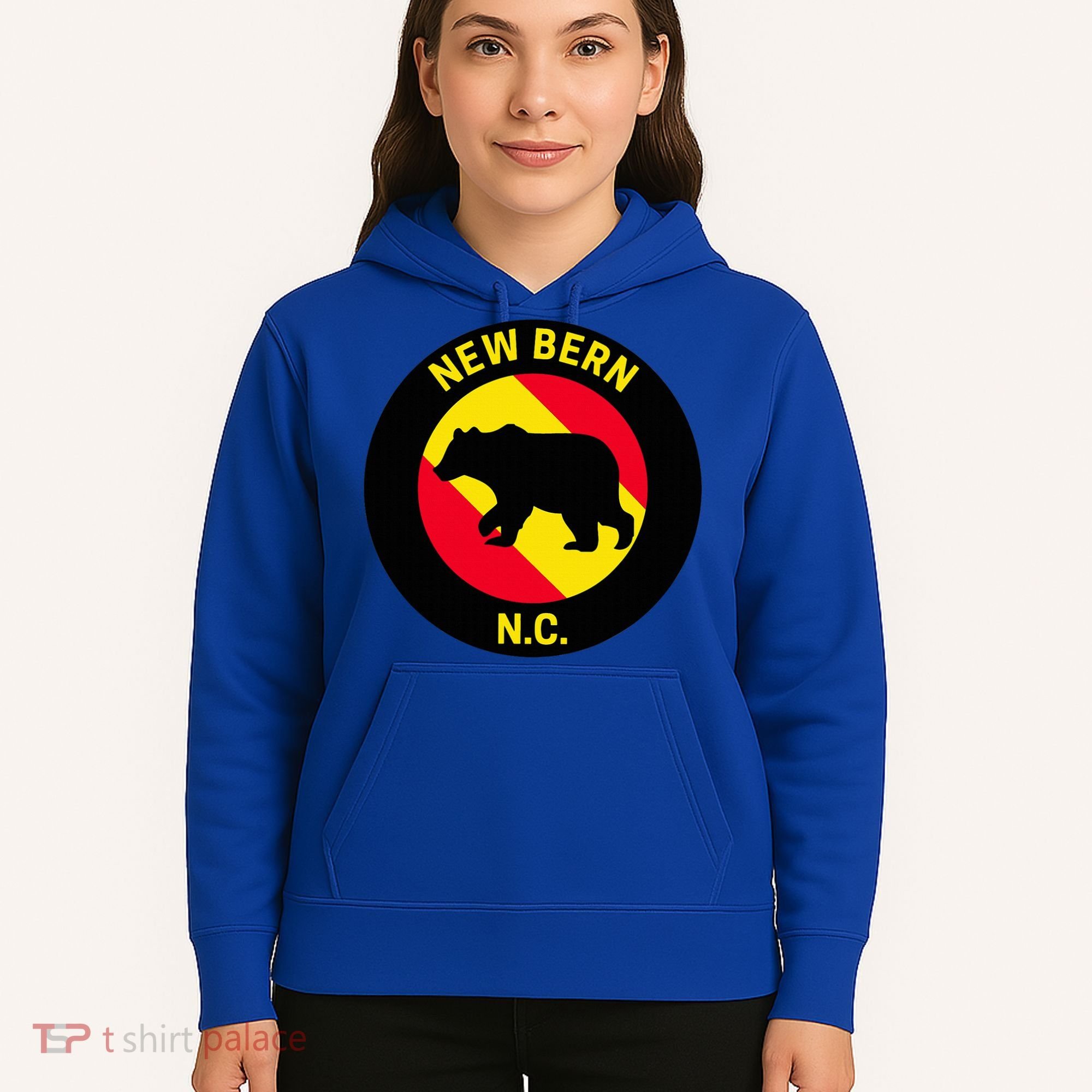 New Bern North Carolina Bear Hoodie