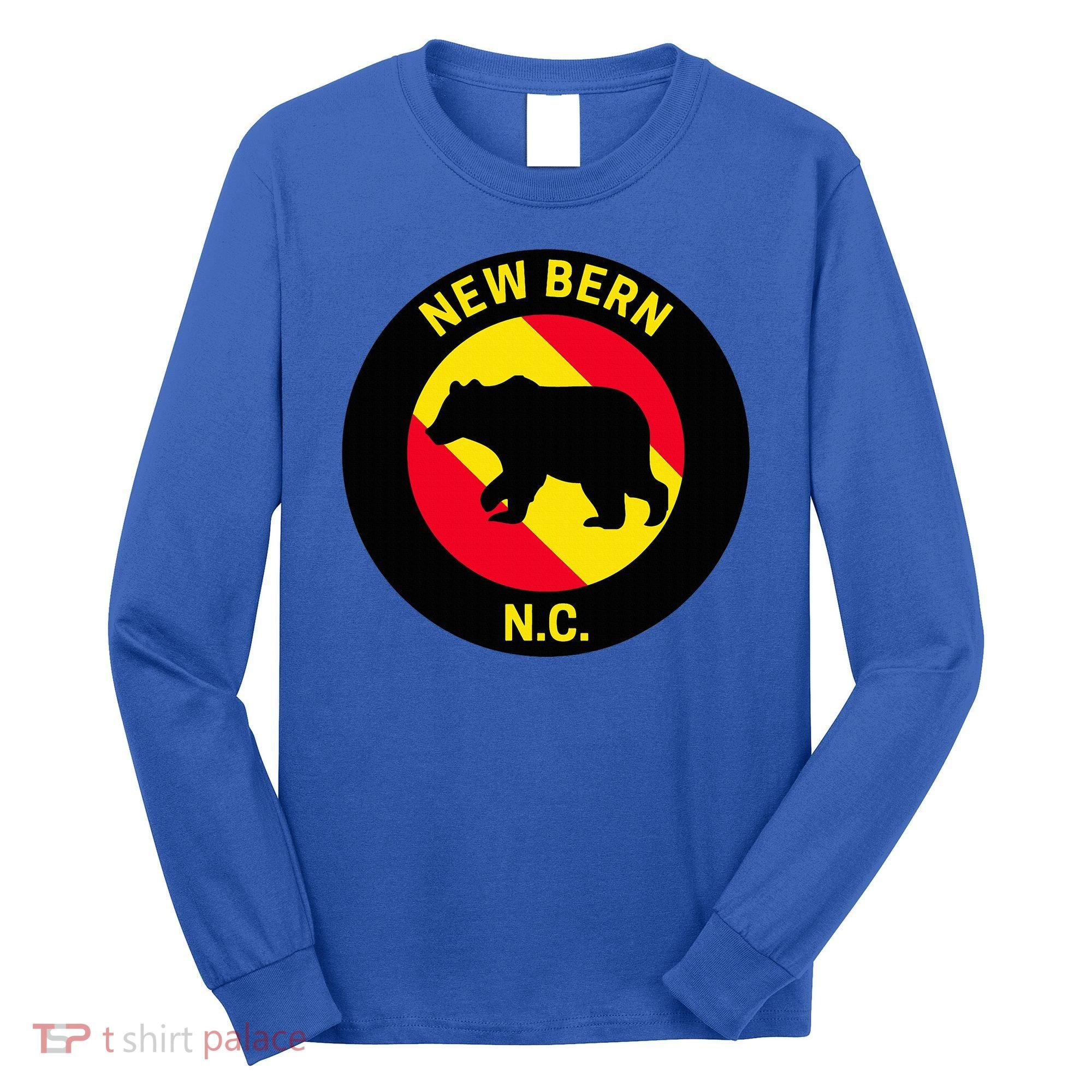 New Bern North Carolina Bear Long Sleeve Shirt