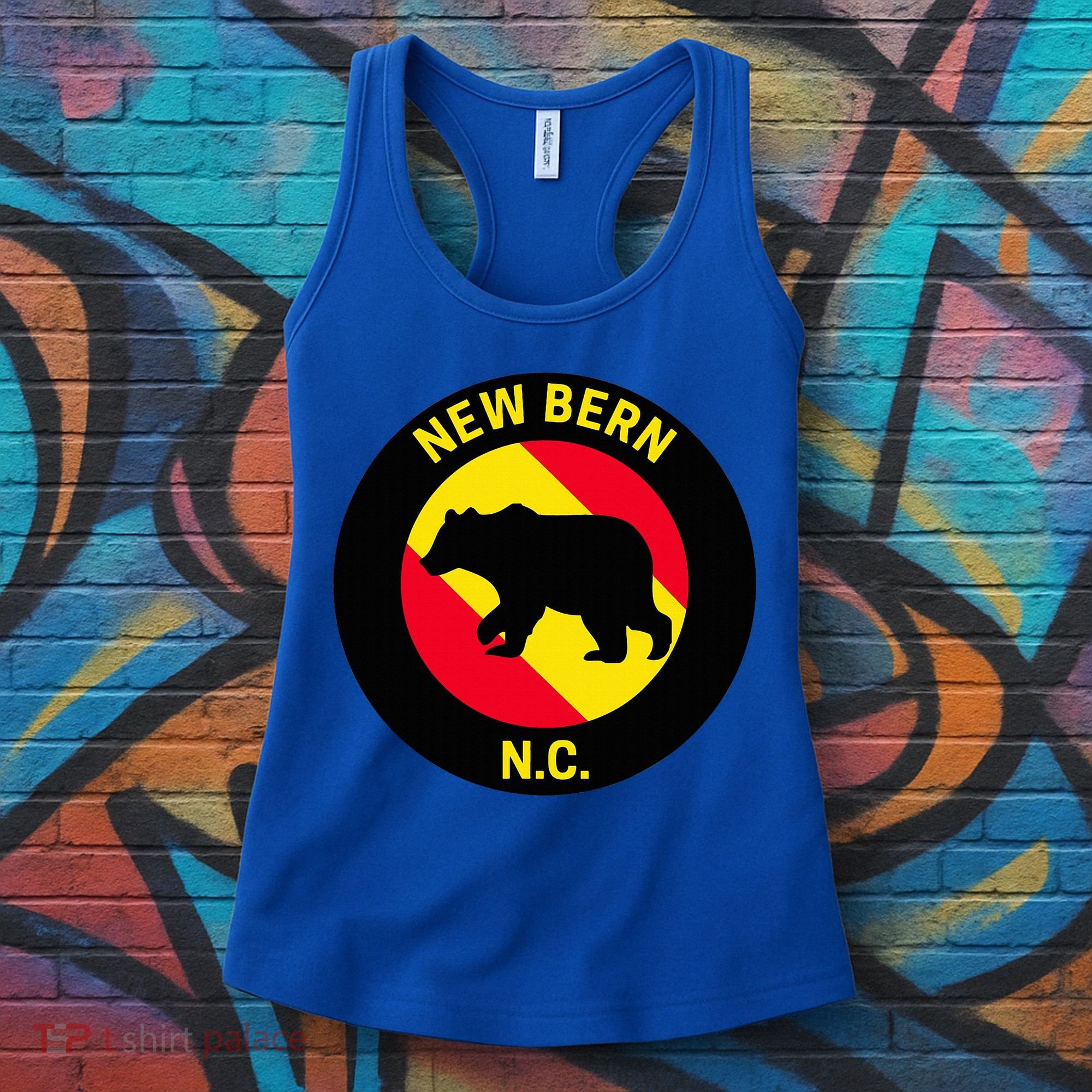 New Bern North Carolina Bear Women's Tank Top