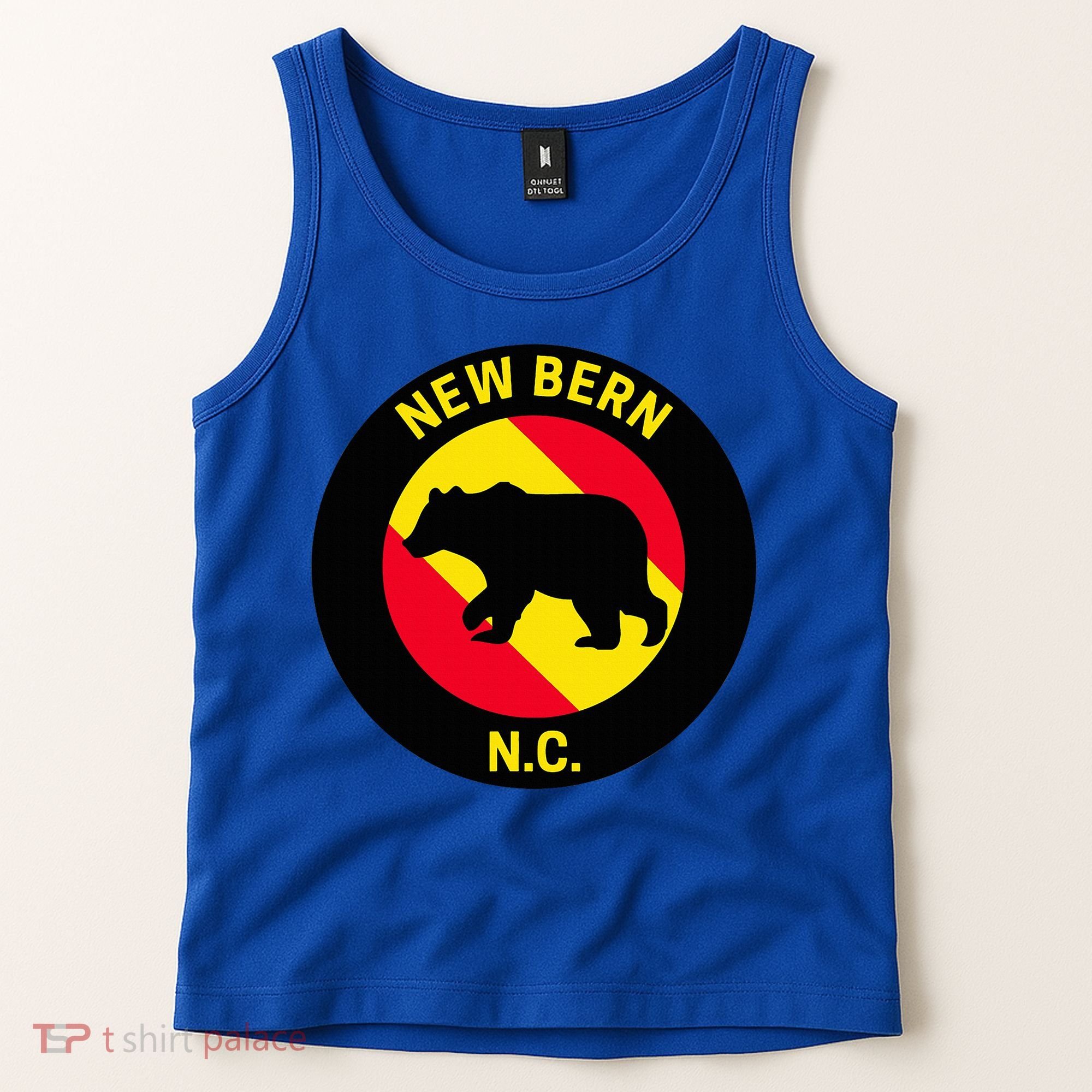 New Bern North Carolina Bear Tank Top