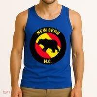 New Bern North Carolina Bear Tank Top thumb 3