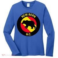 New Bern North Carolina Bear Women's Long Sleeve Shirt thumb 0