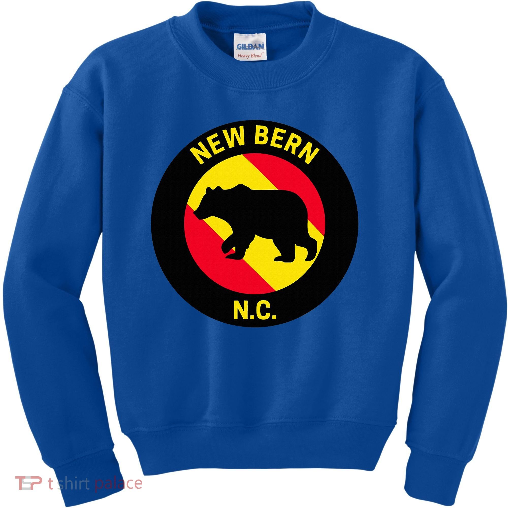 New Bern North Carolina Bear Kids Sweatshirt