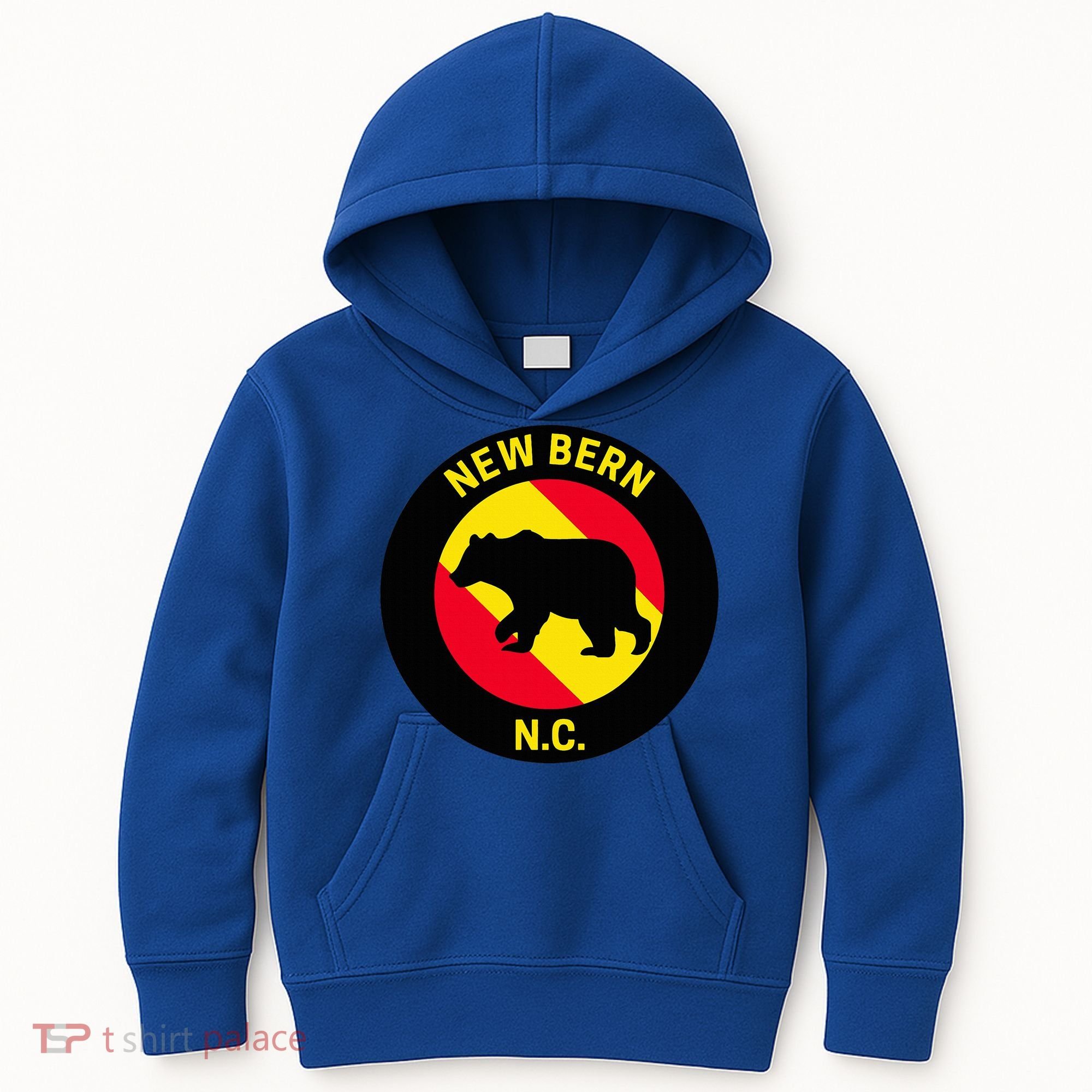 New Bern North Carolina Bear Kids Hoodie