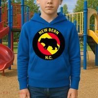 New Bern North Carolina Bear Kids Hoodie thumb 2