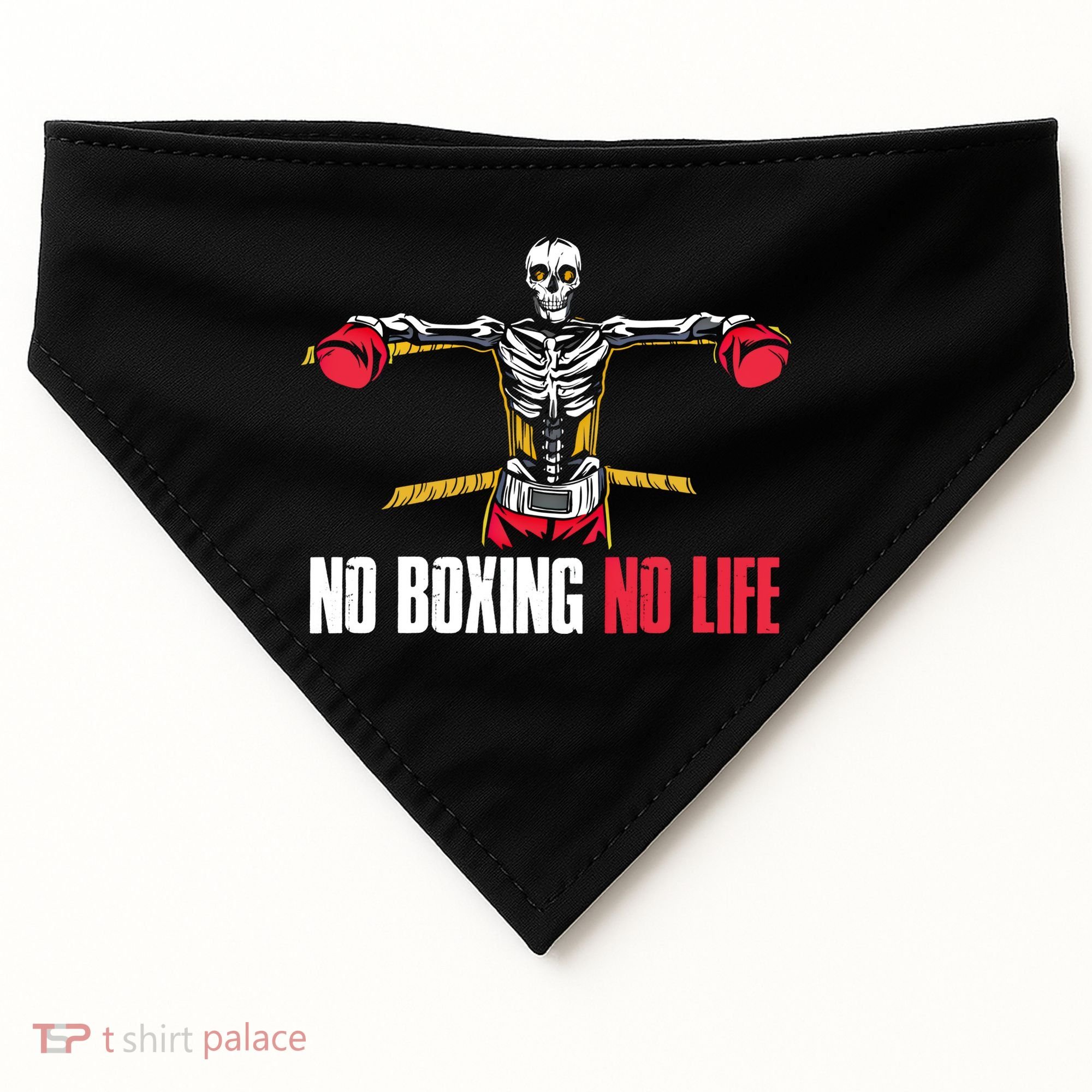 No Boxing No Life Meaningful Gift USA-Made Doggie Bandana