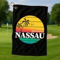 Nassau Bahamas Golf Towel thumb 1