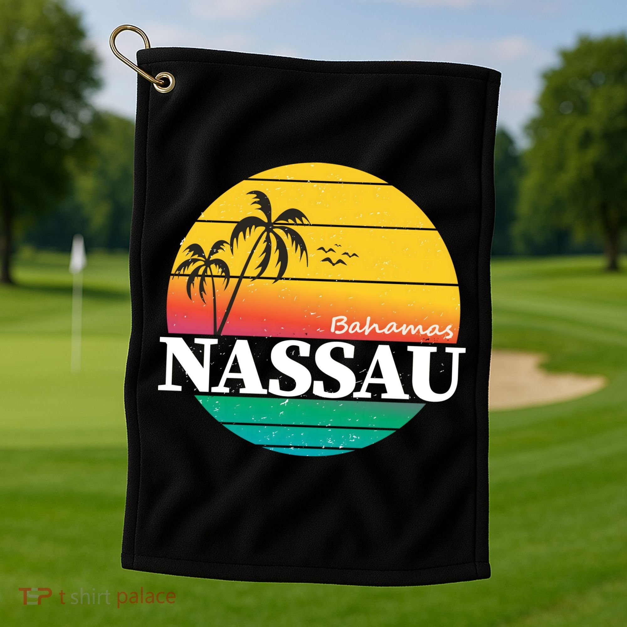 Nassau Bahamas Golf Towel