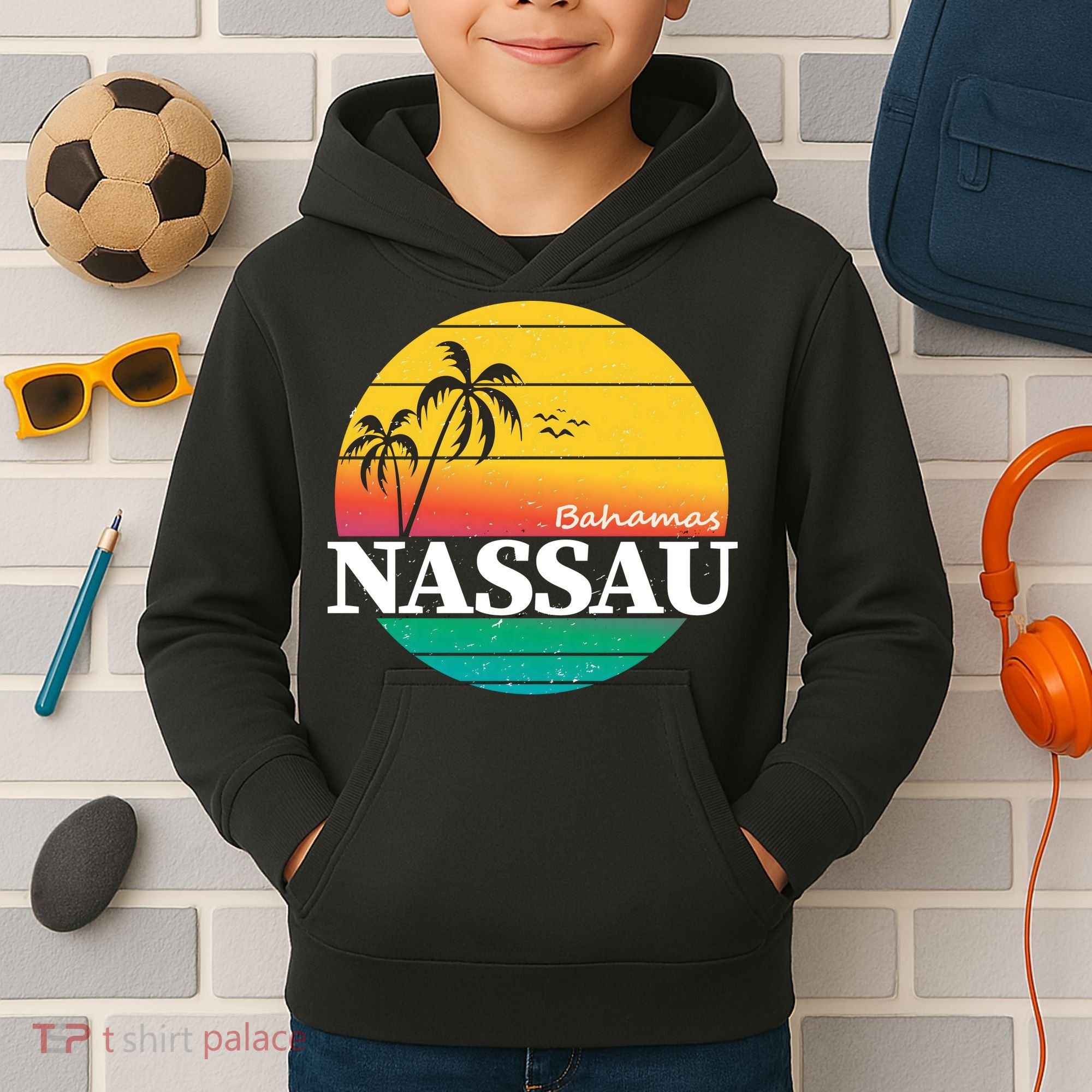 Nassau Bahamas Kids Hoodie