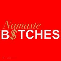 Namaste B$Tch Perfect For Yoga Empowered Selfex Pression Santa Hat thumb 1