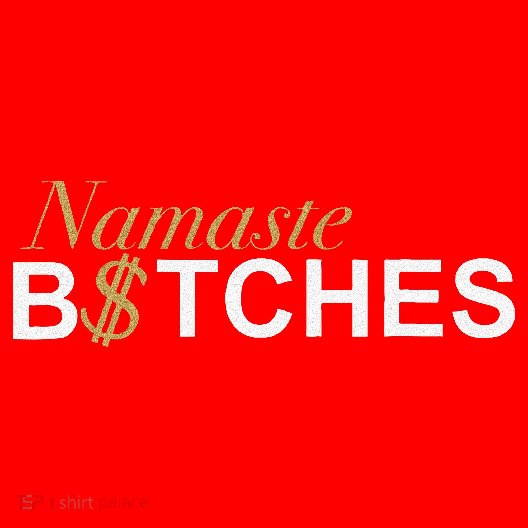Namaste B$Tch Perfect For Yoga Empowered Selfex Pression Santa Hat