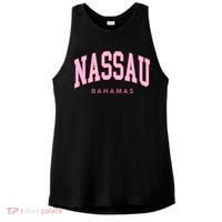 Nassau Bahamas Preppy Retro Throwback Souvenir Ladies PosiCharge Tri-Blend Wicking Tank thumb 0