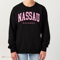 Nassau Bahamas Preppy Retro Throwback Souvenir Women's Sweatshirt thumb 0