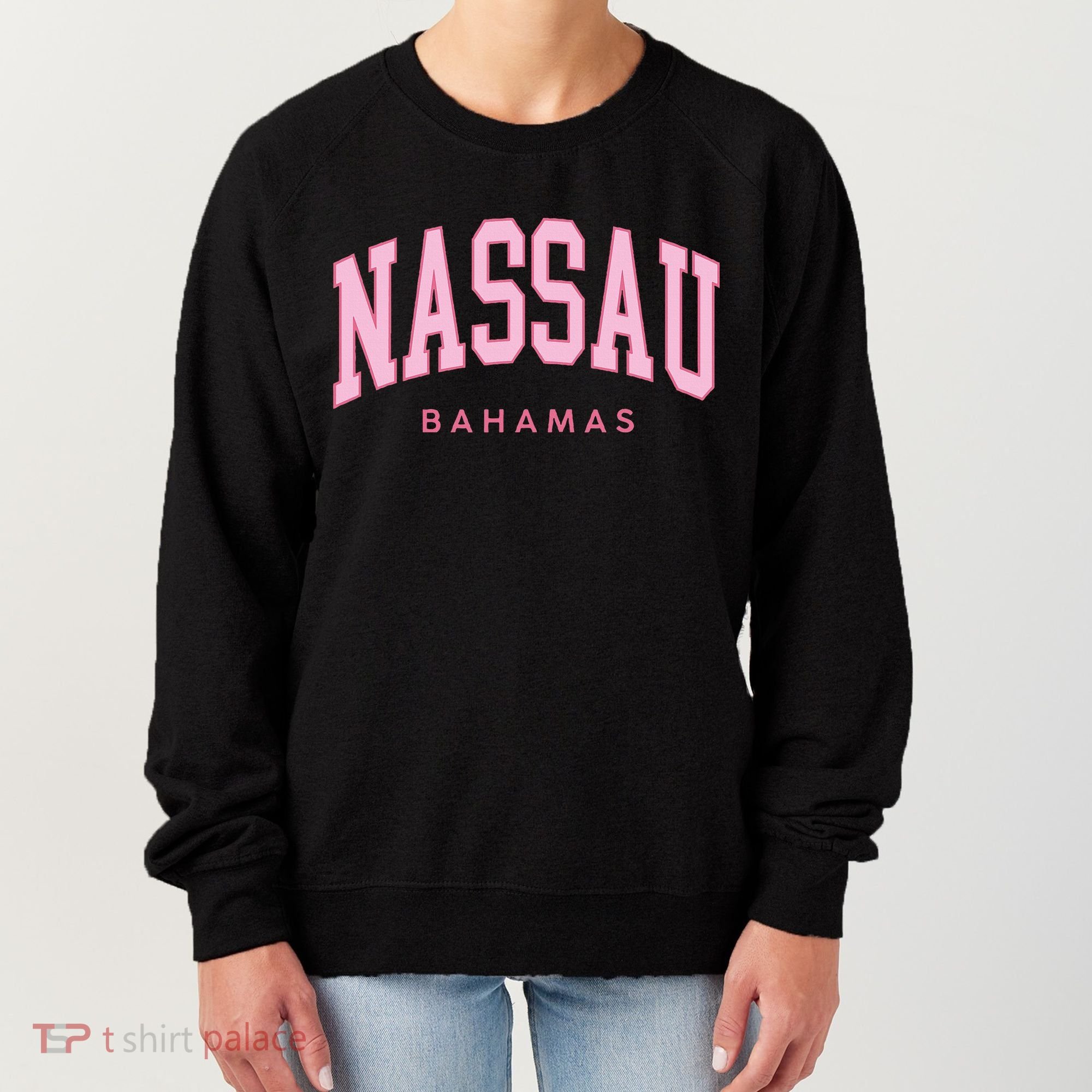 Nassau Bahamas Preppy Retro Throwback Souvenir Women's Sweatshirt