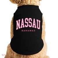 Nassau Bahamas Preppy Retro Throwback Souvenir Doggie Tank thumb 0