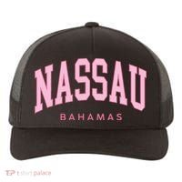 Nassau Bahamas Preppy Retro Throwback Souvenir Yupoong Adult 5-Panel Trucker Hat thumb 0
