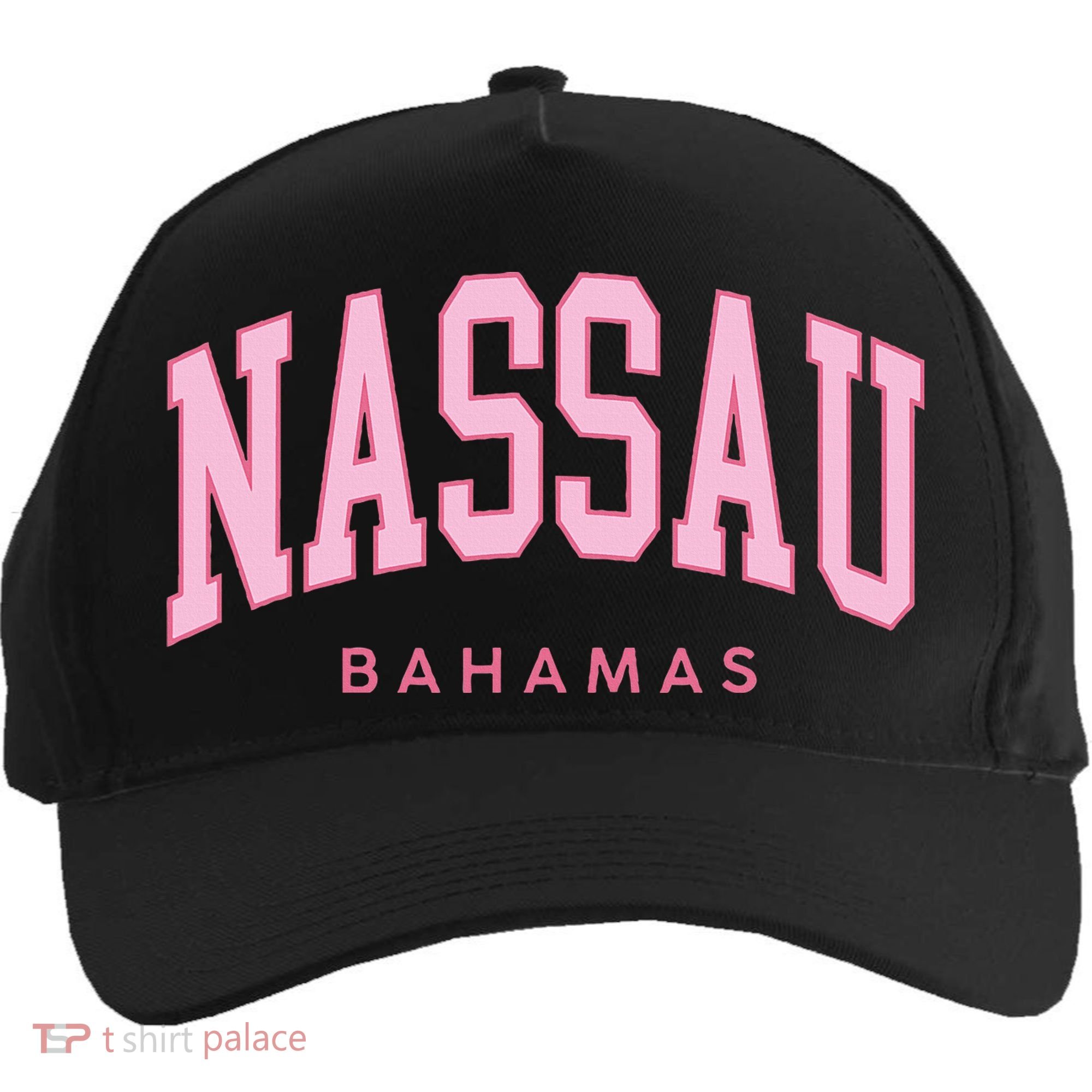 Nassau Bahamas Preppy Retro Throwback Souvenir Five-Panel Snapback Cap