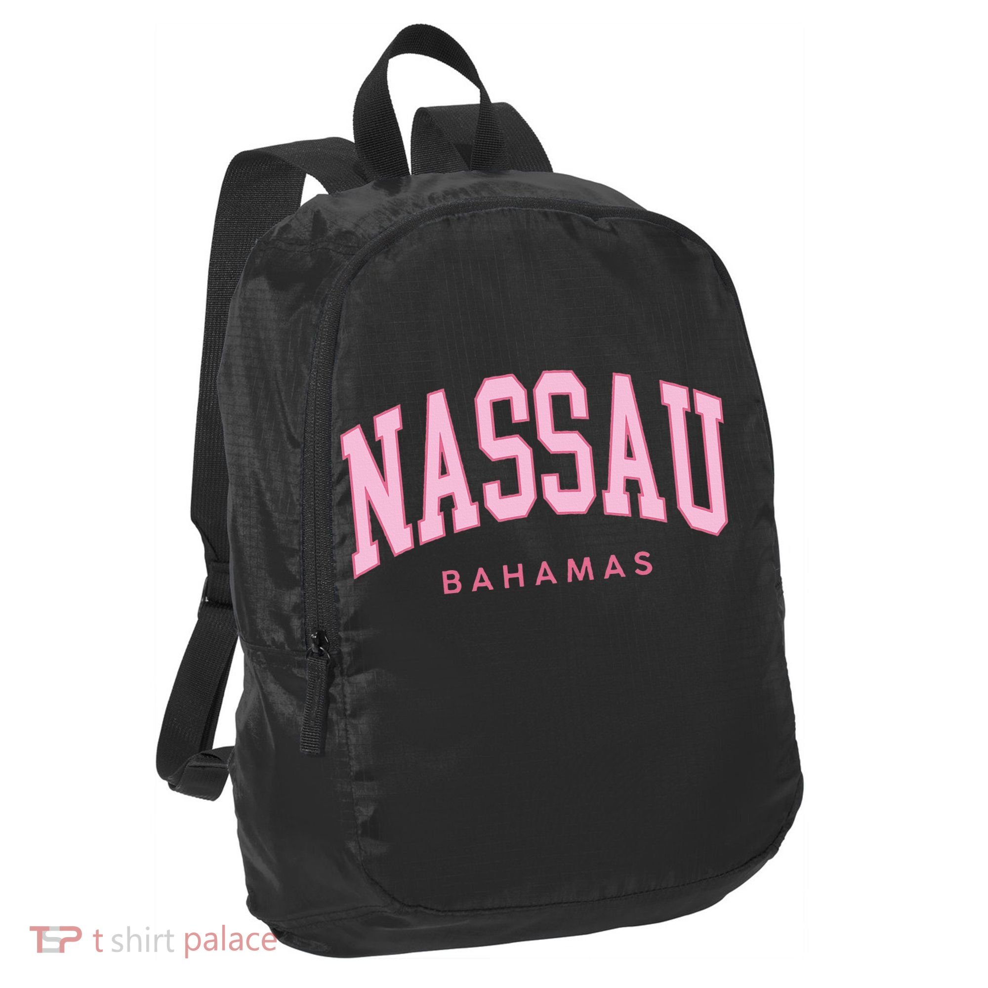 Nassau Bahamas Preppy Retro Throwback Souvenir Port Authority Crush Ripstop Backpack