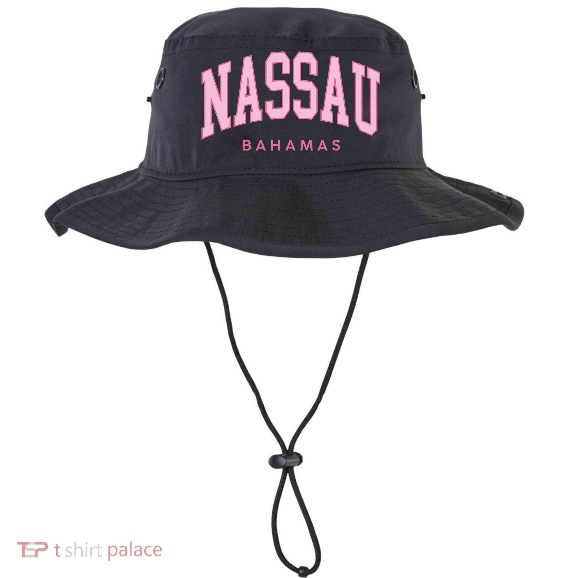 Nassau Bahamas Preppy Retro Throwback Souvenir Bucket Hat