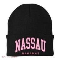 Nassau Bahamas Preppy Retro Throwback Souvenir Beanie thumb 0
