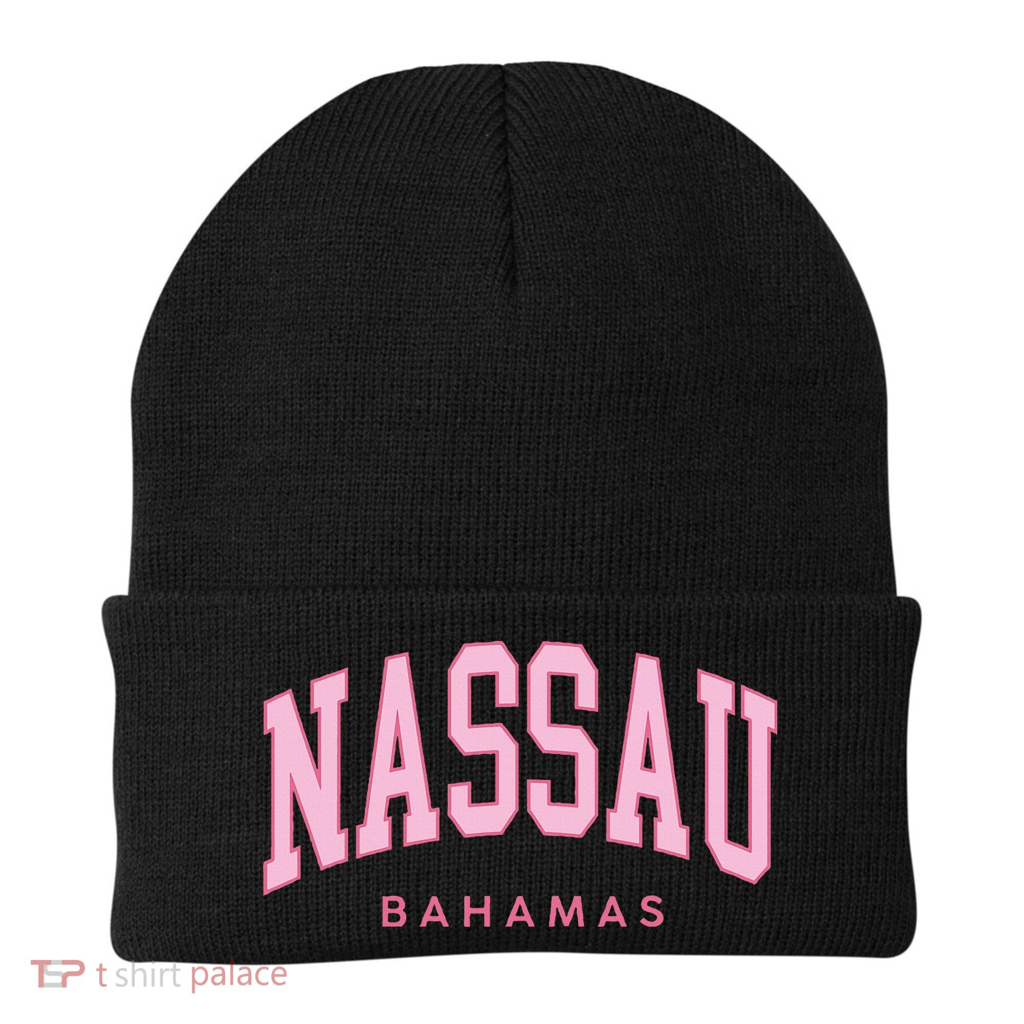 Nassau Bahamas Preppy Retro Throwback Souvenir Beanie