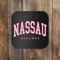Nassau Bahamas Preppy Retro Throwback Souvenir Coaster thumb 0