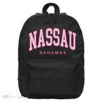 Nassau Bahamas Preppy Retro Throwback Souvenir 16 in Basic Backpack thumb 0