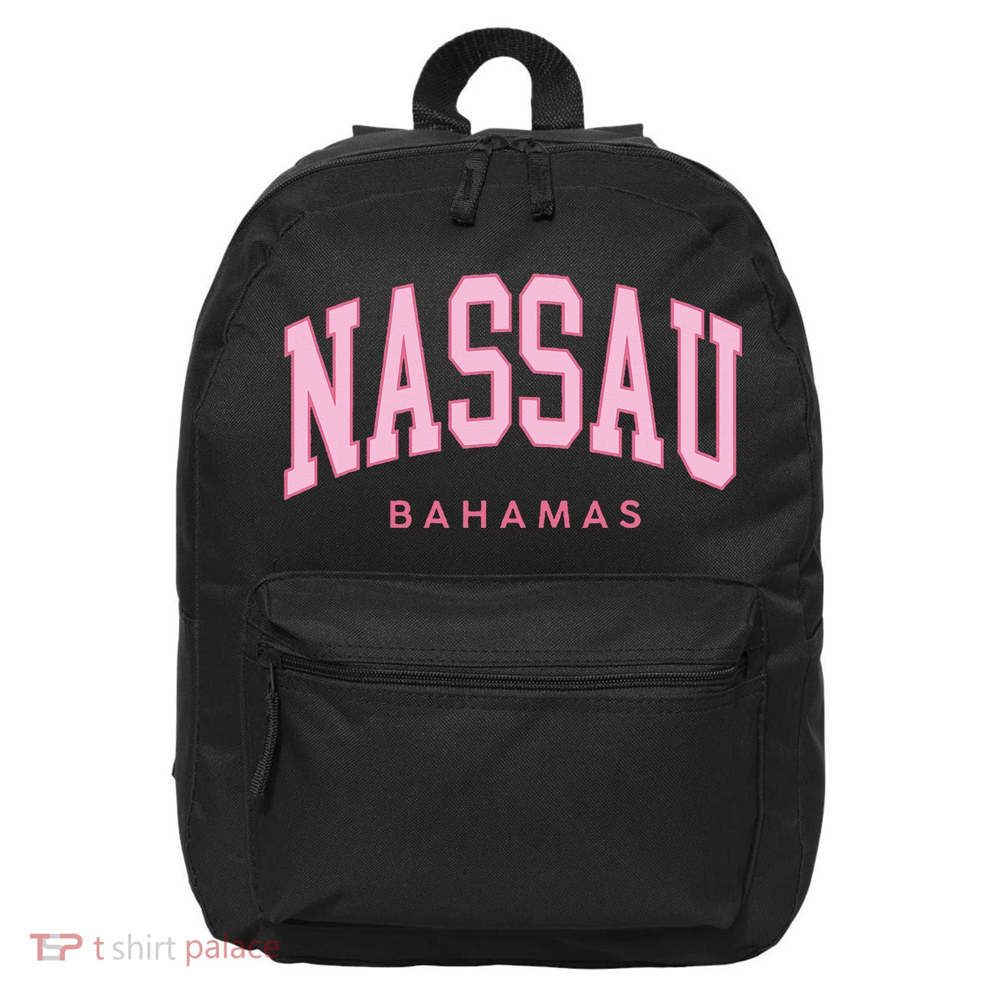 Nassau Bahamas Preppy Retro Throwback Souvenir 16 in Basic Backpack