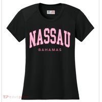 Nassau Bahamas Preppy Retro Throwback Souvenir Women's Cooling Performance Crew T-Shirt thumb 0