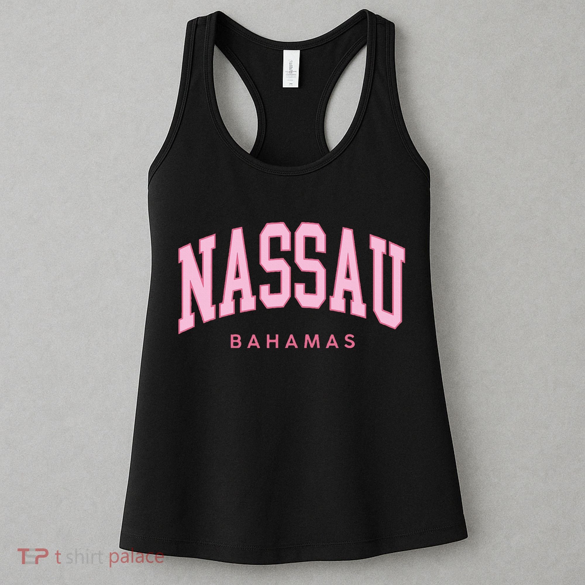 Nassau Bahamas Preppy Retro Throwback Souvenir Women's Tank Top