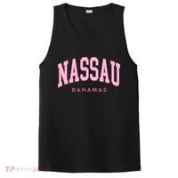 Nassau Bahamas Preppy Retro Throwback Souvenir PosiCharge Competitor Tank thumb 0